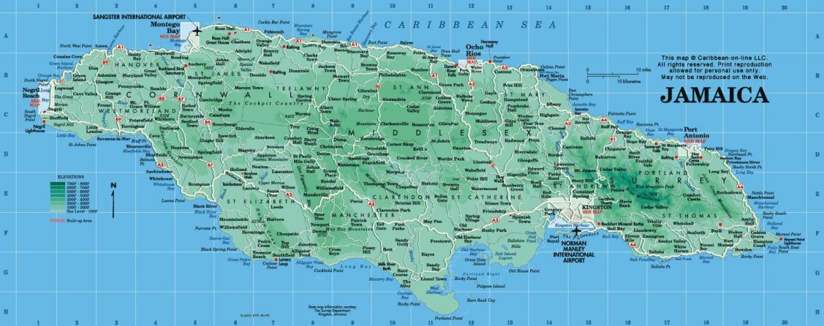 Карта на runaway заливот јамајка
