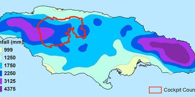 Карта на јамајка клима