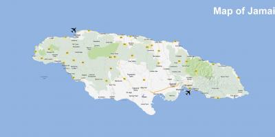 Карта на јамајка аеродроми и одморалишта