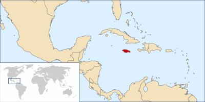 Јамајка мапата во светот
