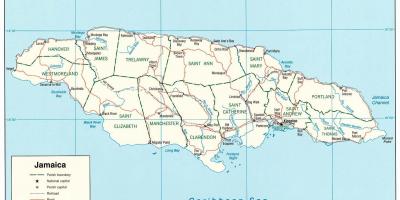 На мапата jamaican
